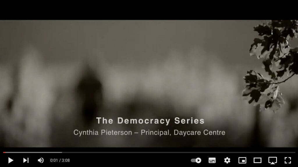 The Democracy Series: Cynthia Pieterson